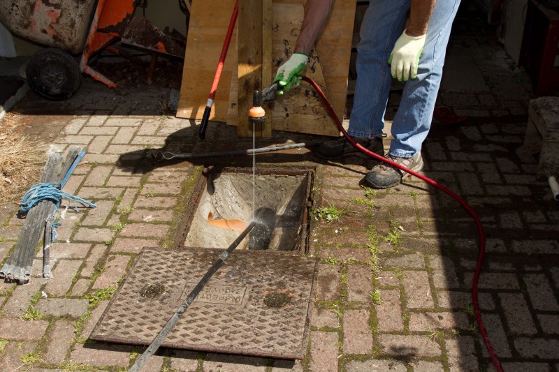 Drain repair work in Teddington